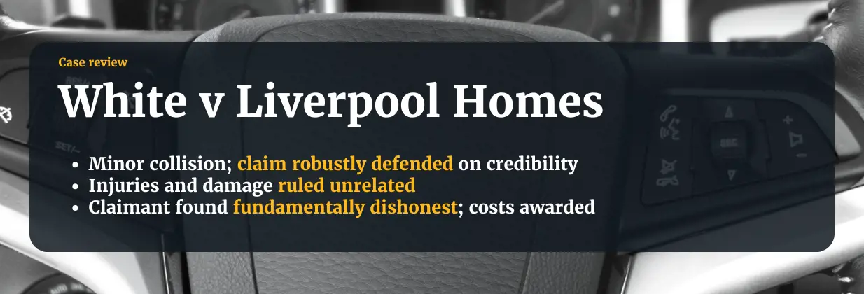 Low speed impact claims case review Low speed impact claims case review